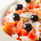 Esqueixada de bacalao en Sant Andreu de la Barca