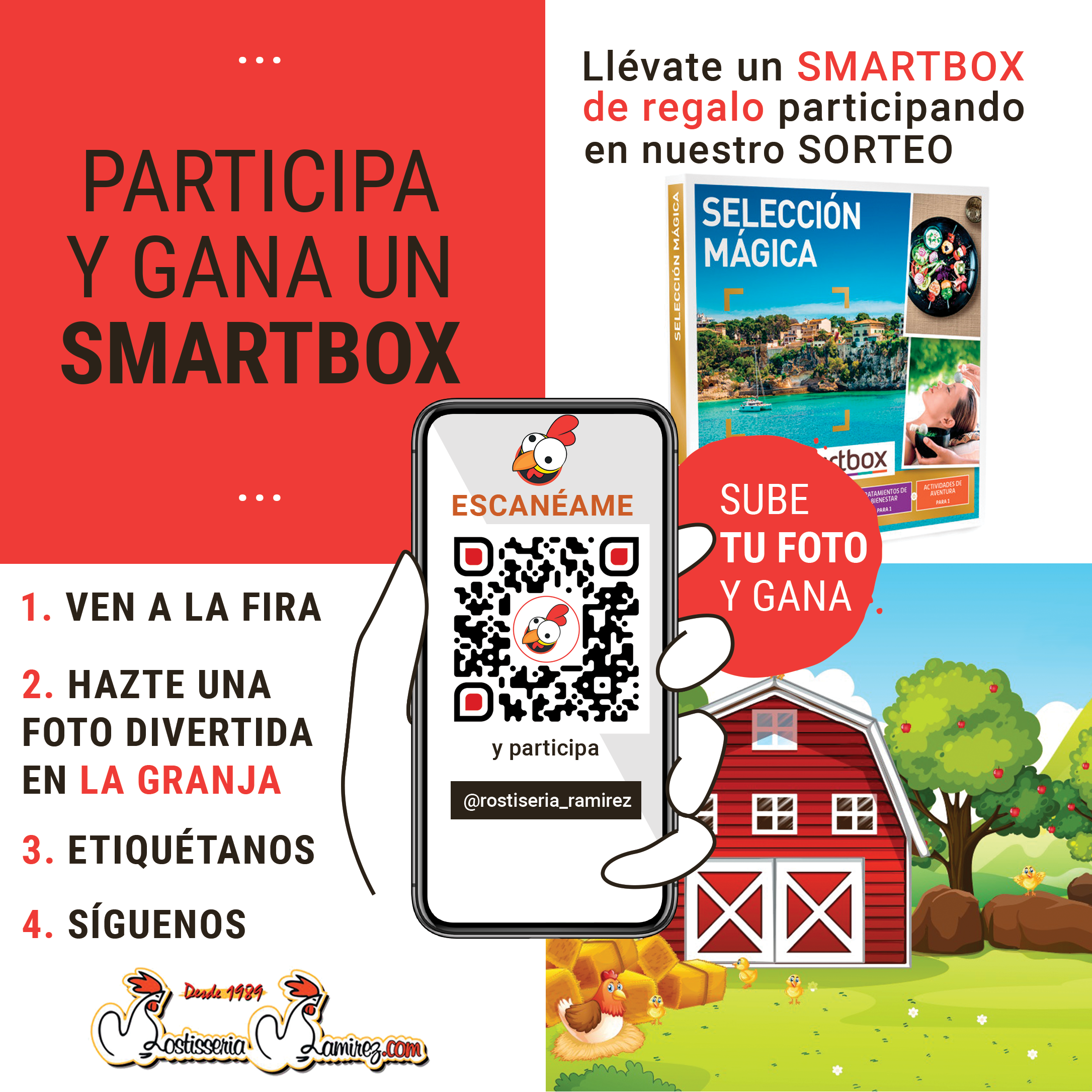 SORTEO SMARTBOX en Rostisseria Ramirez
